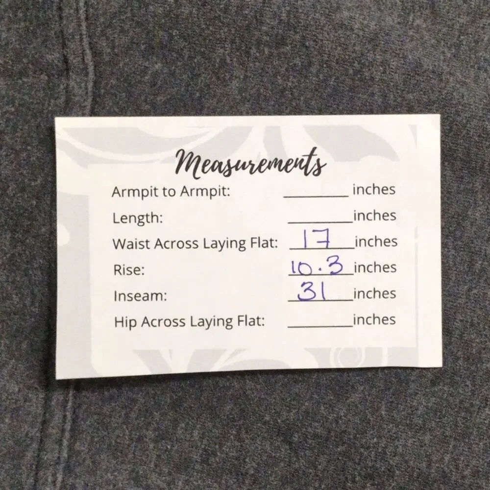 Lululemon Dark Grey Black Drawstring Pockets Tapered Jogger Pants Size 12